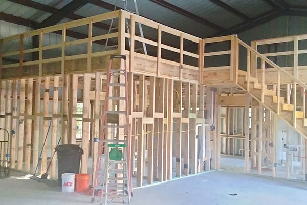 Interior Framing Installation